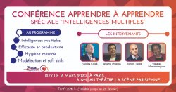 Vignette de Conférence Apprendre à Apprendre spéciale "Intelligences Multiples"